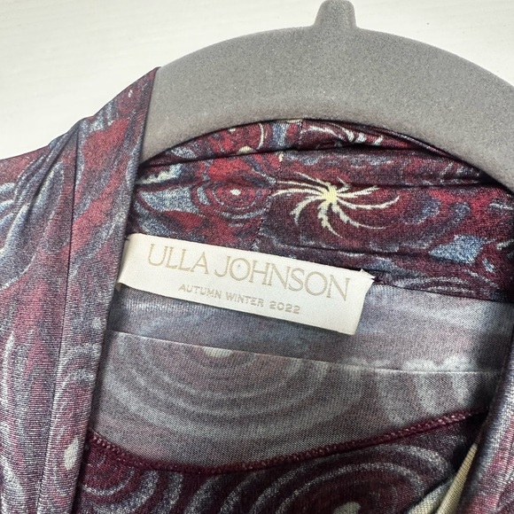 Ulla Johnson Aurelia Printed Turtleneck Top - Picture 3 of 4